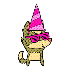 cartoon wolf whistling