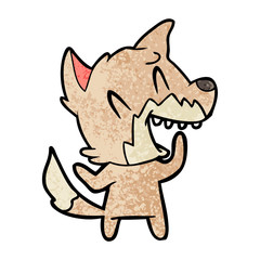 laughing fox cartoon