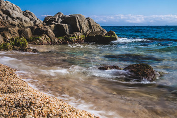 Seascape at Costa Brava, Catalonia, Spain