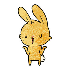 cute cartoon rabbit