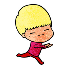 cartoon smug boy