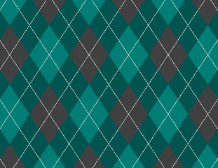 Green and Grey Argyle Background