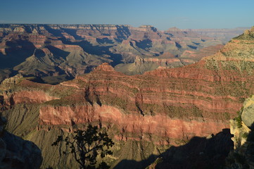 Grand Canyon Of The Colorado River. South Kaibab Trailhead. Geological formations. June 22, 2017. Grand Canyon, Arizona, USA. EEUU.