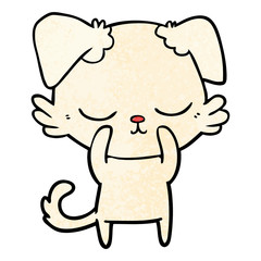 cute cartoon dog