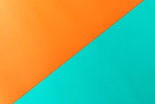orange and green paper background