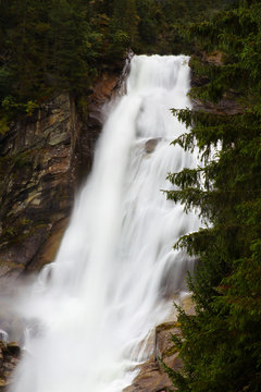 Waterfall nearby Krimml, Austria