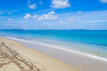 Fototapeta premium Colorful shoreline in Sardinia