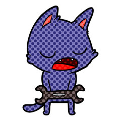 talking cat cartoon