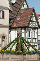 Osterbrunnen in Güglingen