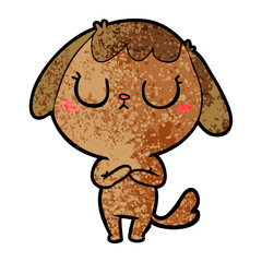 cute cartoon dog