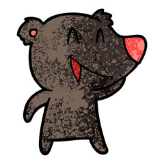laughing bear cartoon