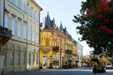 center of Kaposvar, Hungary