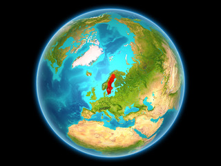 Sweden on planet Earth