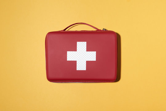 First Aid Kit Medical Bag with White Cross