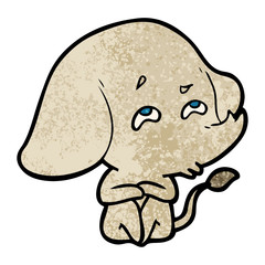 cartoon elephant remembering