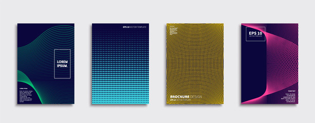 Minimal Vector cover designs. Future Poster template.