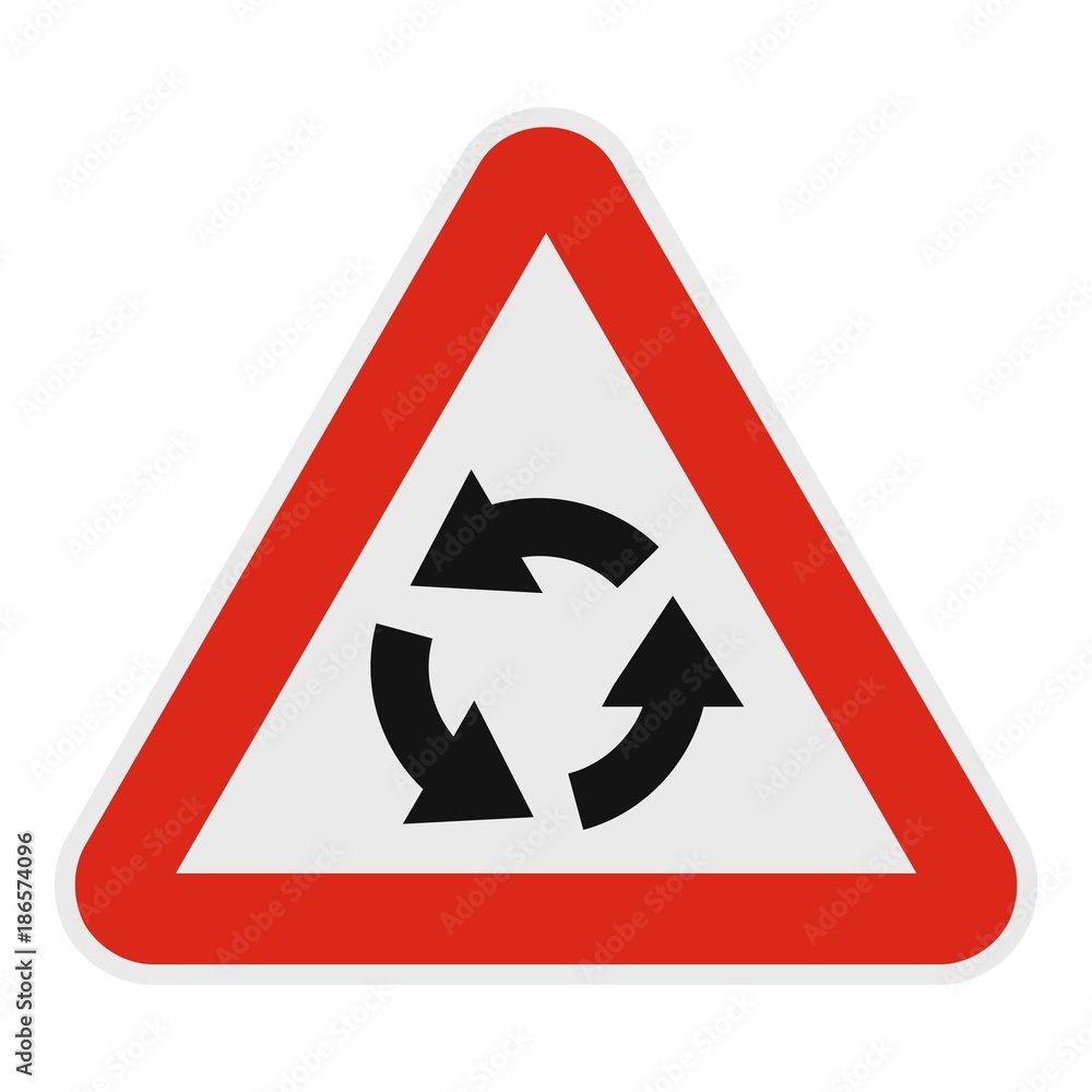 Poster circular motion icon. flat illustration of circular motion vector icon for web.