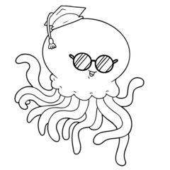 cartoon jellyfish in love