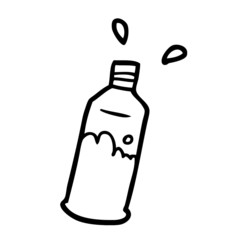 cartoon water bottle