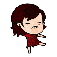cartoon undead vampire girl