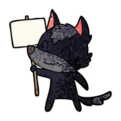 friendly cartoon wolf