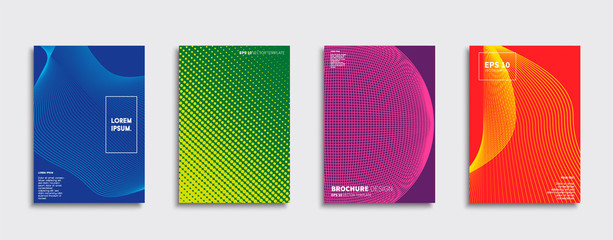 Minimal Vector cover designs. Future Poster template.