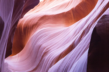 Obraz premium The lower Antelope Canyon in Arizona