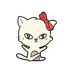 cute cartoon cat