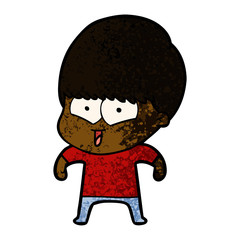 cartoon happy boy