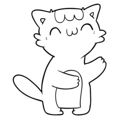 cartoon cat