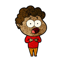 cartoon man gasping in surprise