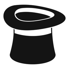 Inverted hat icon. Simple illustration of inverted hat vector icon for web.