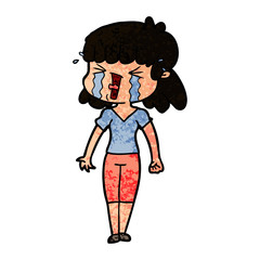 cartoon woman