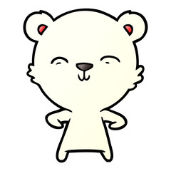 Obraz premium polar bear cartoon