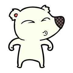 polar bear cartoon