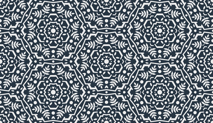 Fototapeta premium Abstract Oriental Pattern. Modern Shape. Endless Vector.