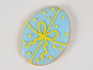 Ester Egg shaped cookie
