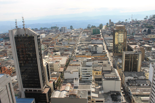 Manizales Cityscape.  Caldas, Colombia.