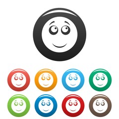 Smile icon. Vector simple illustration of smile icon isolated on white background