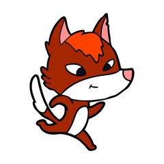 Fototapeta premium fox cartoon character