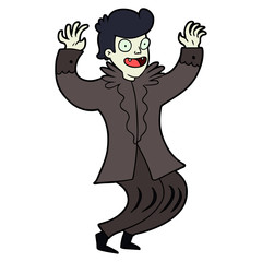 crazy cartoon vampire
