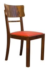 Vintage Art deco Chair isolated on white background