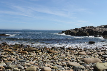 Rocky Atlantic beach