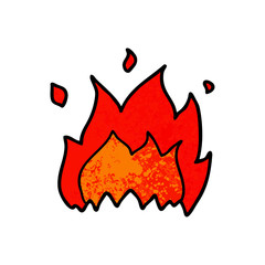 cartoon fire