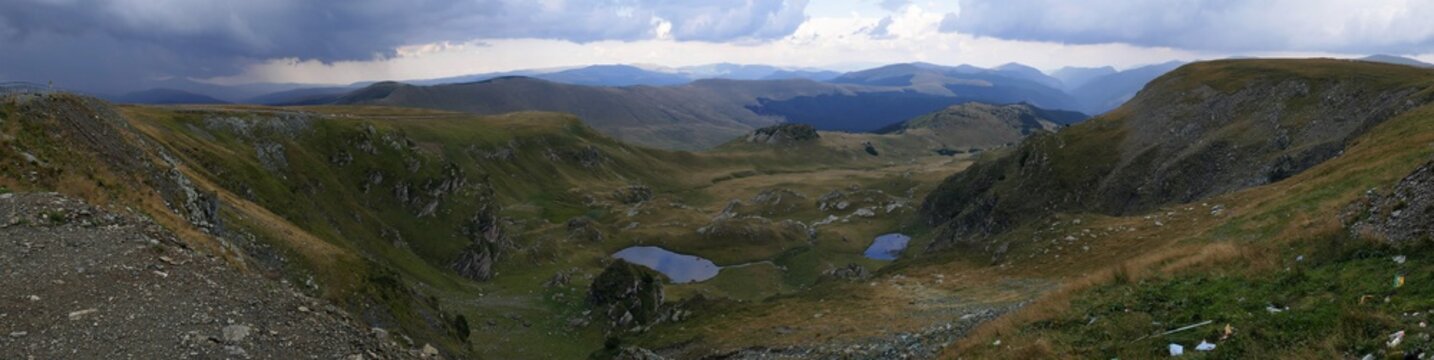 Berglandschaft an der Transalpina