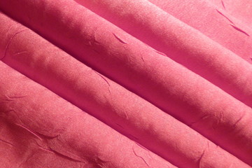  pink fabric silk scarf dress natural crepe-de-chine tender silk close-up background for design background textile textile cloth clothes vintage waves made of fabric rolls fabric crumpled fabric red b