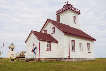 Wood Islands Range Rear Lighthouse on Prince Edward Island