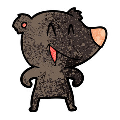 laughing bear cartoon
