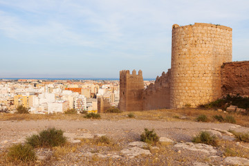 Old walls in Almeria