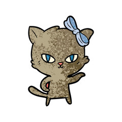 cute cartoon cat